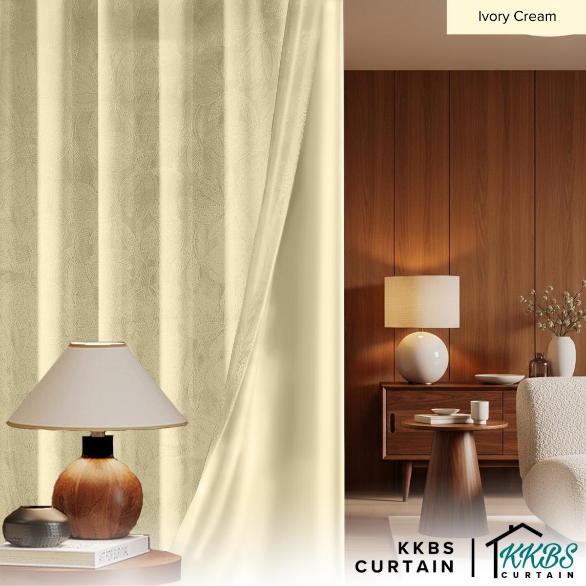 Miranda 90-98% Blackout Curtain Ready Made Hook &amp; Eyelet - Std Width