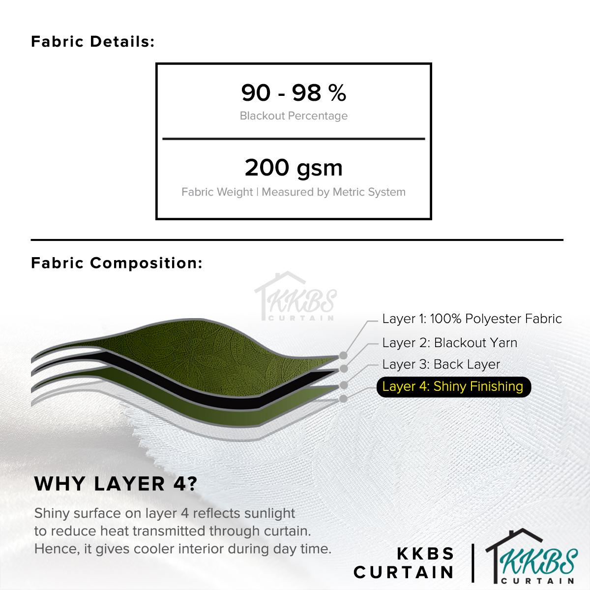 Miranda 90-98% Blackout Curtain Ready Made Hook &amp; Eyelet - Std Width