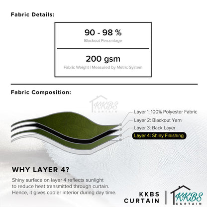 Miranda 90-98% Blackout Curtain Ready Made Hook &amp; Eyelet - Std Width