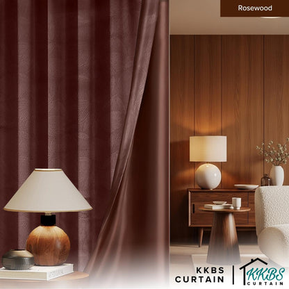 Miranda 90-98% Blackout Curtain Ready Made Hook &amp; Eyelet - Std Width