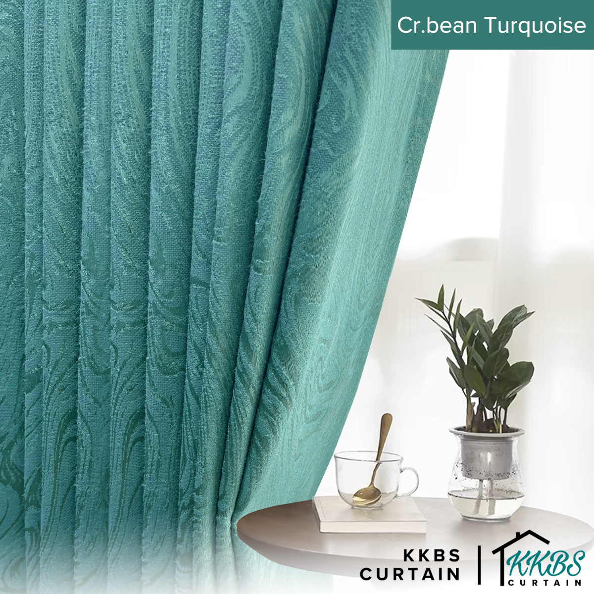 Neluna Semi Blackout Curtain Ready Made Standard Width