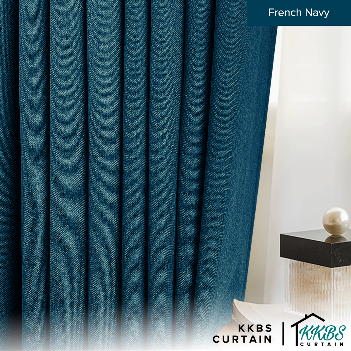 Mizuka 100% Blackout Curtain Ready Made Standard Width