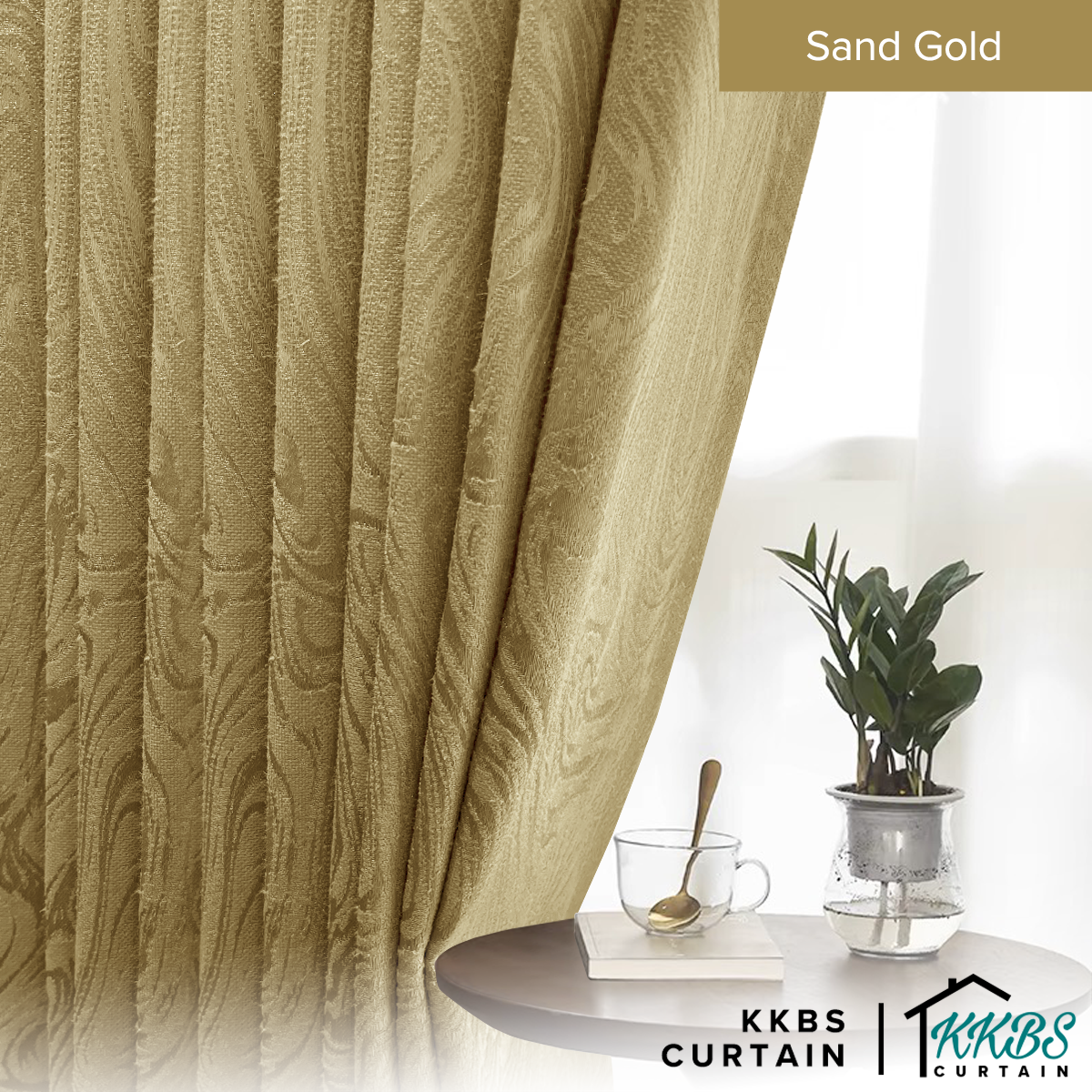 Neluna Semi Blackout Curtain Ready Made Extra Width