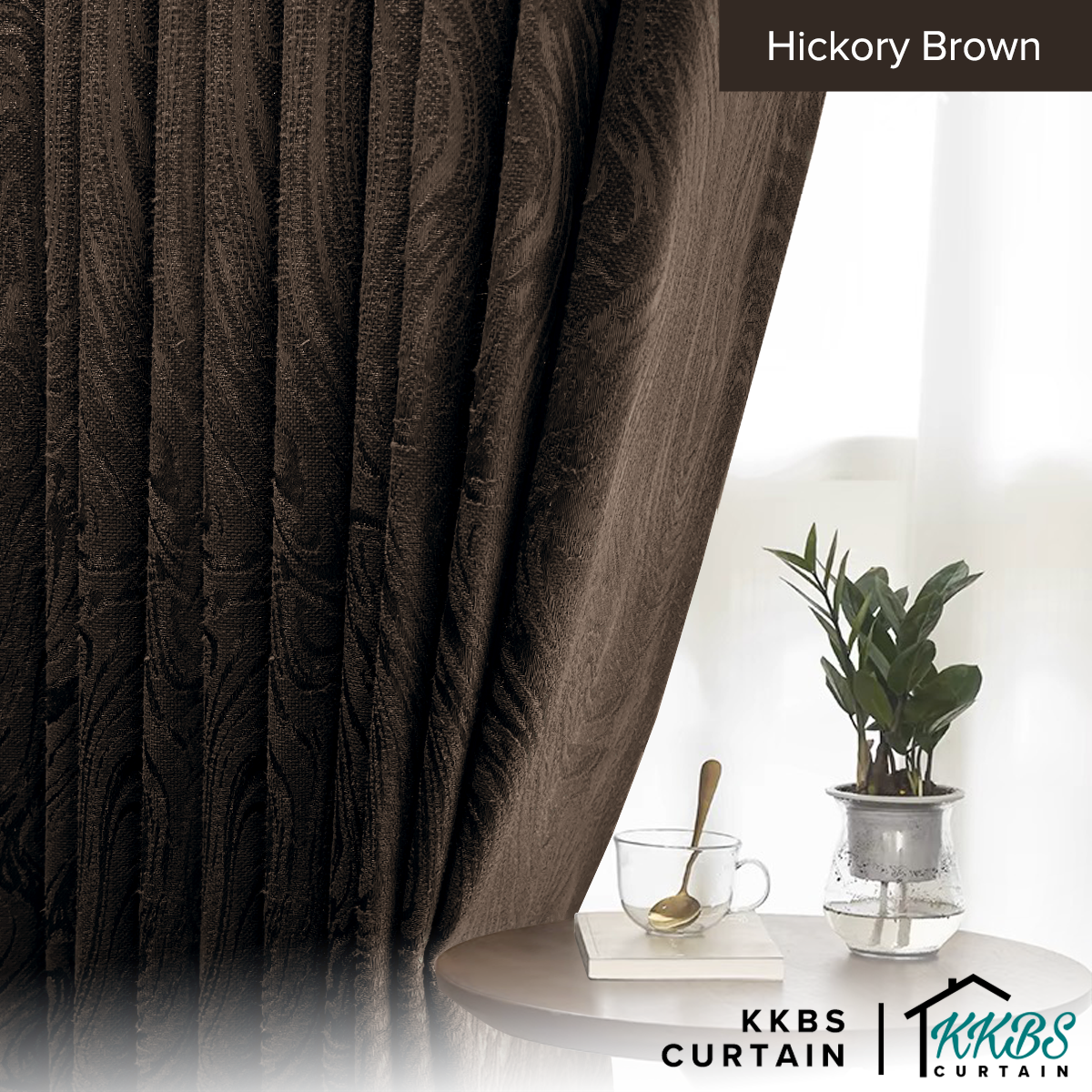 Neluna Semi Blackout Curtain Ready Made Extra Width
