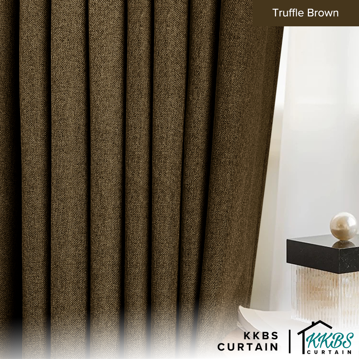 Mizuka 100% Blackout Curtain Ready Made Standard Width