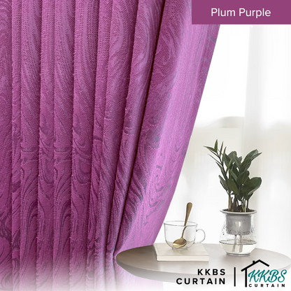 Neluna Semi Blackout Curtain Ready Made Standard Width