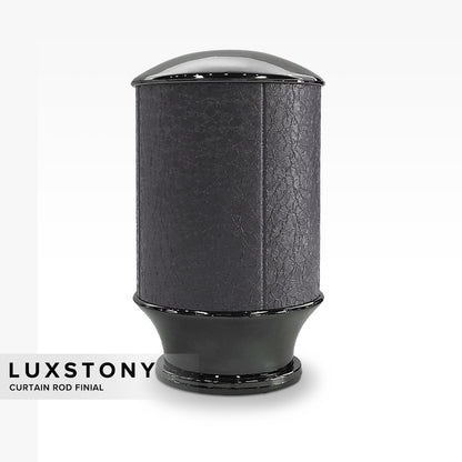 Luxstony Curtain Rod Finial / End Cap Space Grey