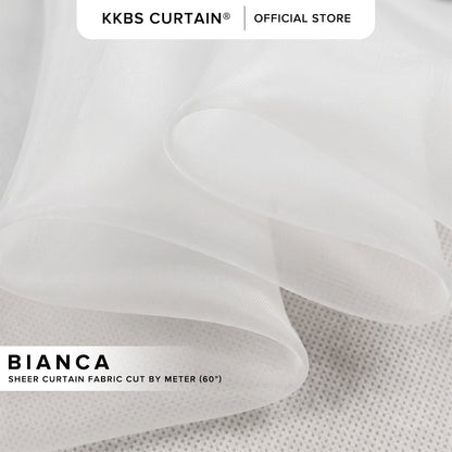 Bianca Sheer Fabric 60" Cut by Meter