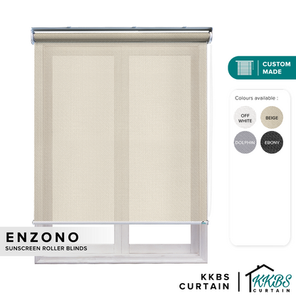 Enzono Sunscreen Roller Blinds Custom Made