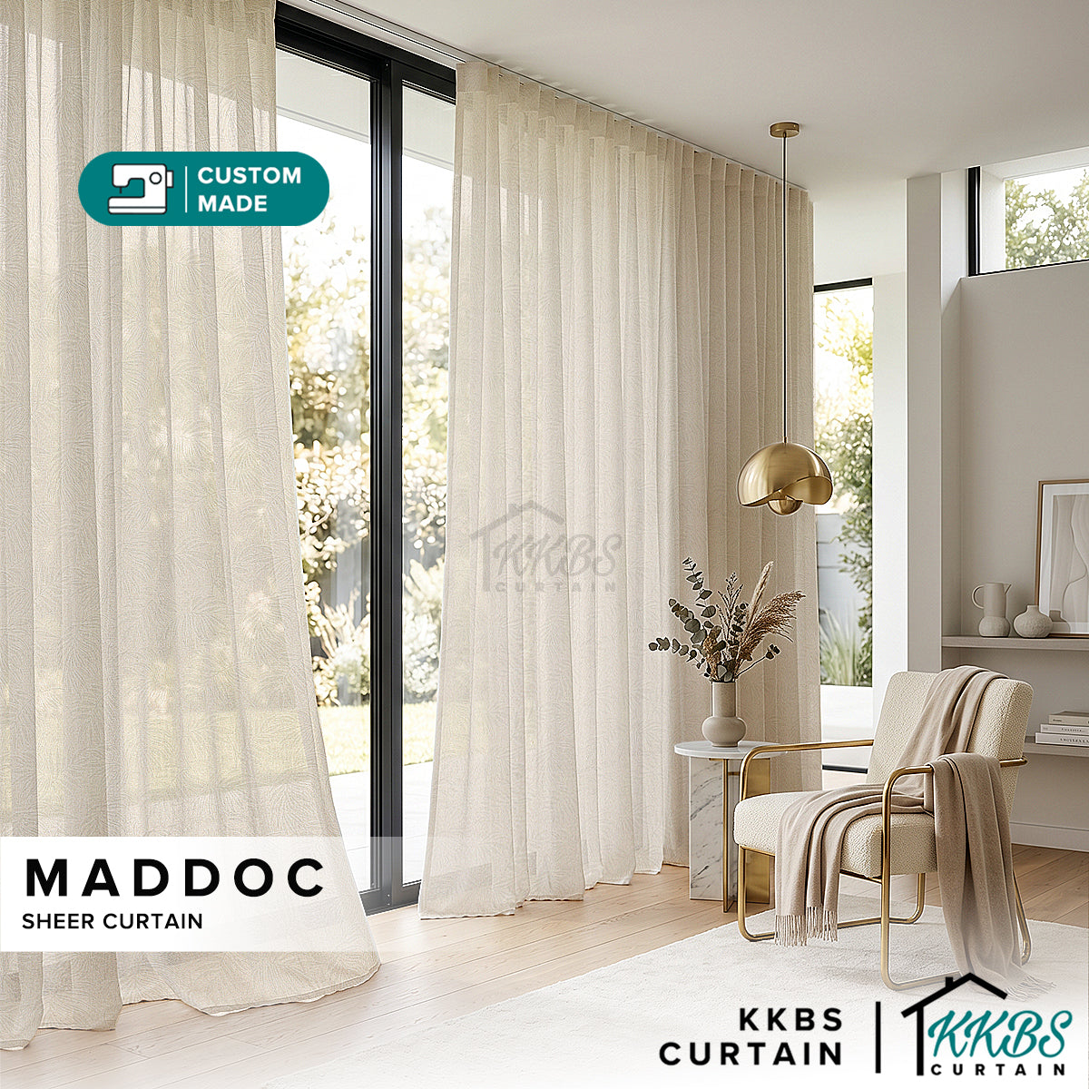 Maddoc Sheer Curtain Custom Made