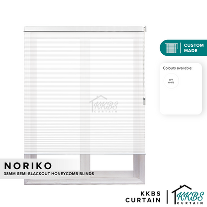 Noriko 38mm Semi Blackout Honeycomb Blinds Custom Made