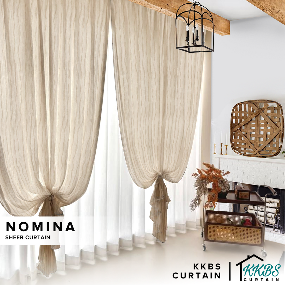 Nomina Sheer Curtain Custom Made