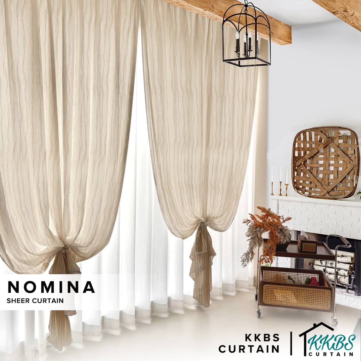 Nomina Sheer Curtain Custom Made