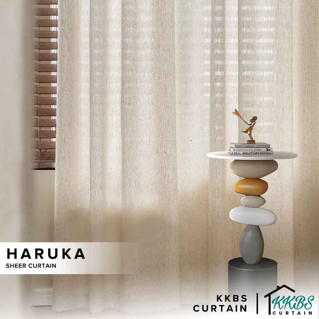 Haruka Sheer Curtain Custom Made