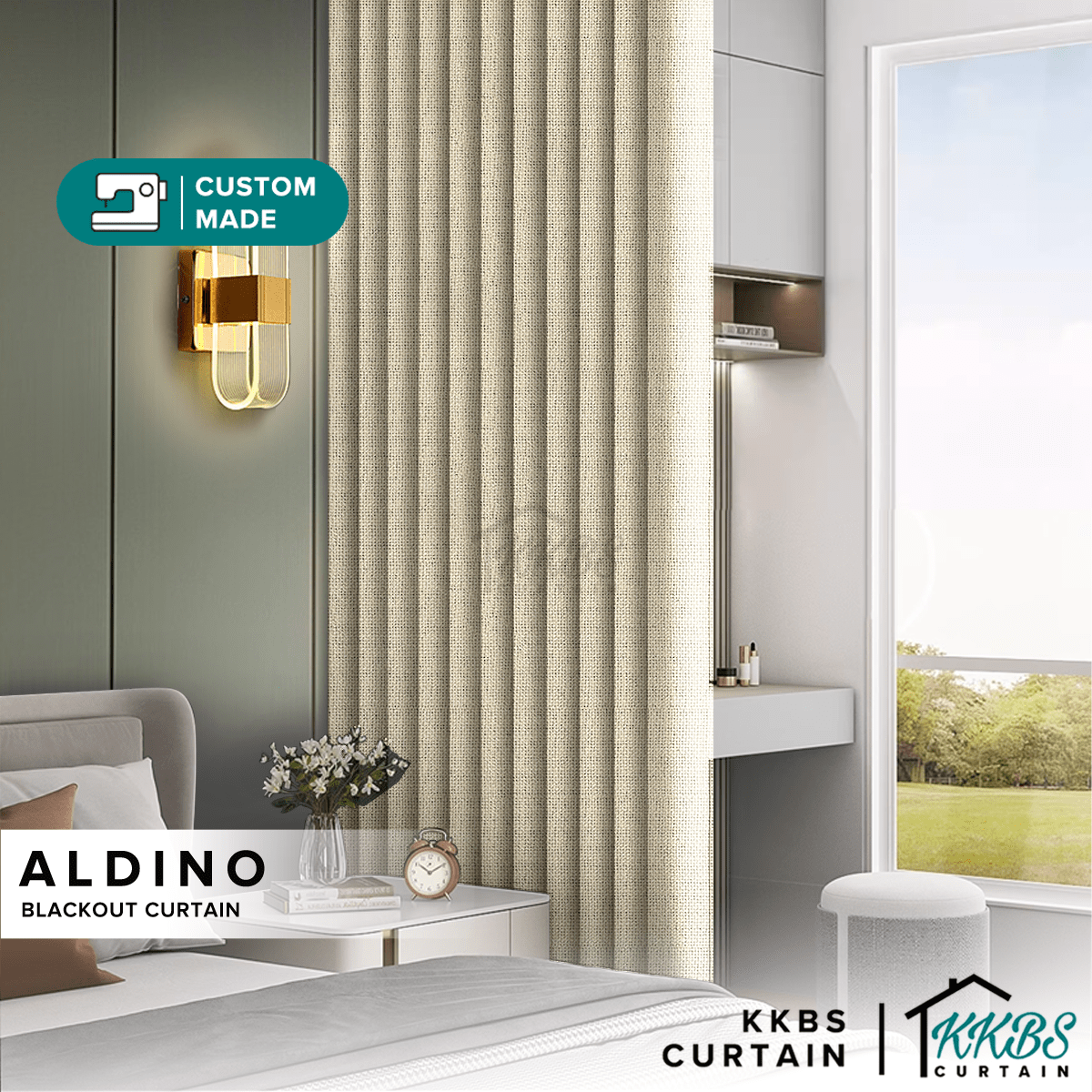 Aldino Blackout Curtain Custom Made