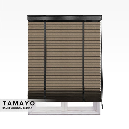 Tamayo 35mm Timber Blinds / Wooden Blinds Custom Made