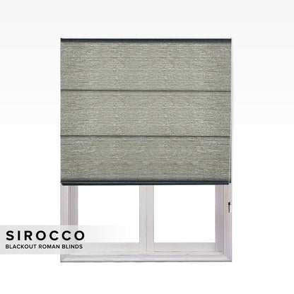 Sirocco Blackout Roman Blinds Custom Made