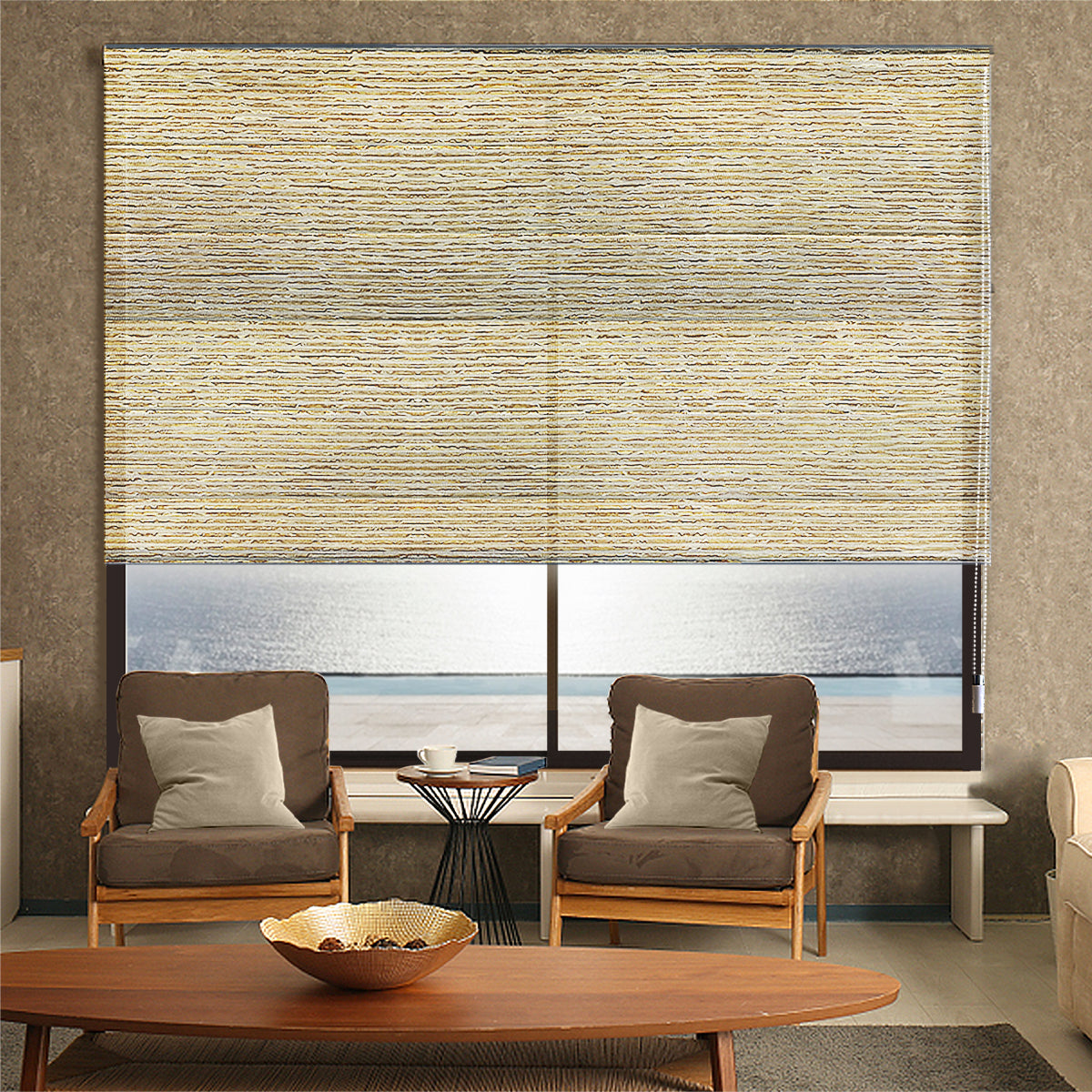 Luciano Semi Blackout Roman Blinds Custom Made Page 1