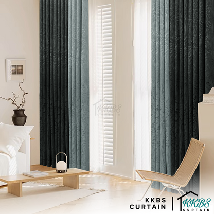 Neluna Semi Blackout Curtain Ready Made Standard Width