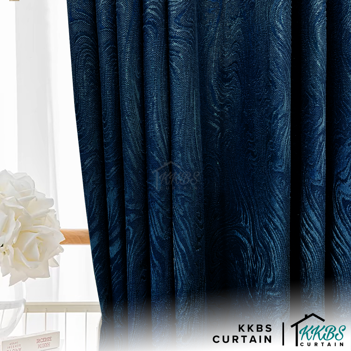 Neluna Semi Blackout Curtain Ready Made Extra Width