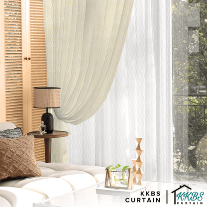 Tanoka Sheer Curtain  Custom Made