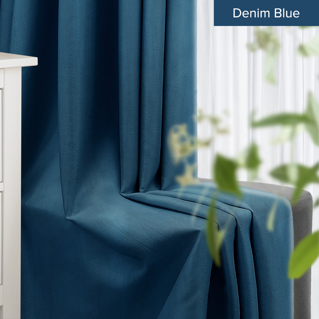 Benica 100% Blackout Curtain Ready Made