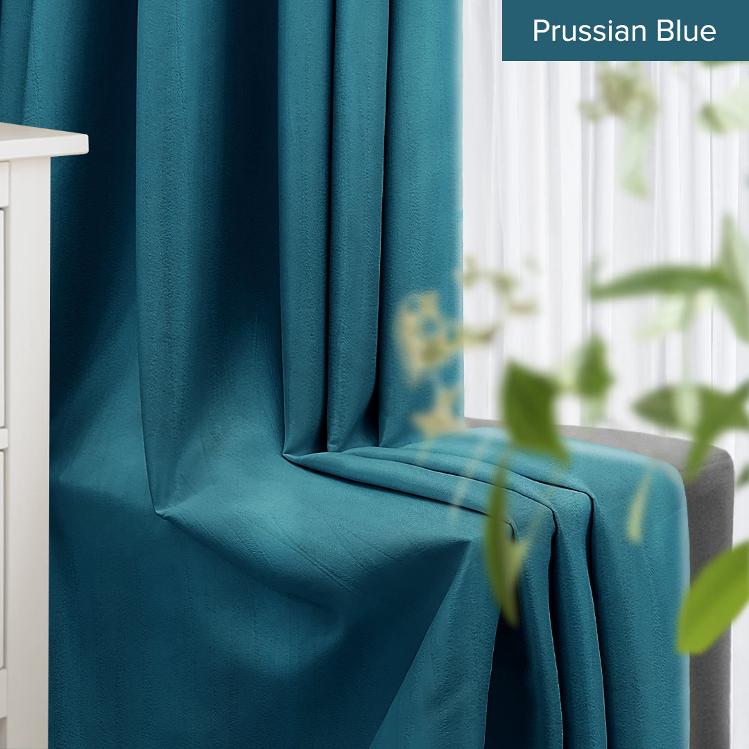 Benica 100% Blackout Curtain Ready Made