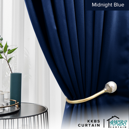 Canola 80%+ Blackout Curtain Minimalist Hook &amp; Eyelet