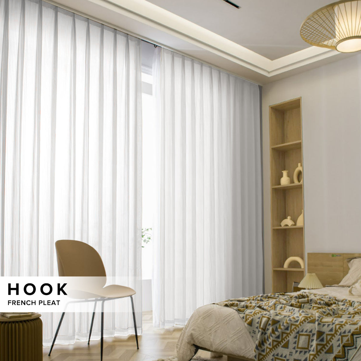 Vertica Sheer Curtain Ready Made