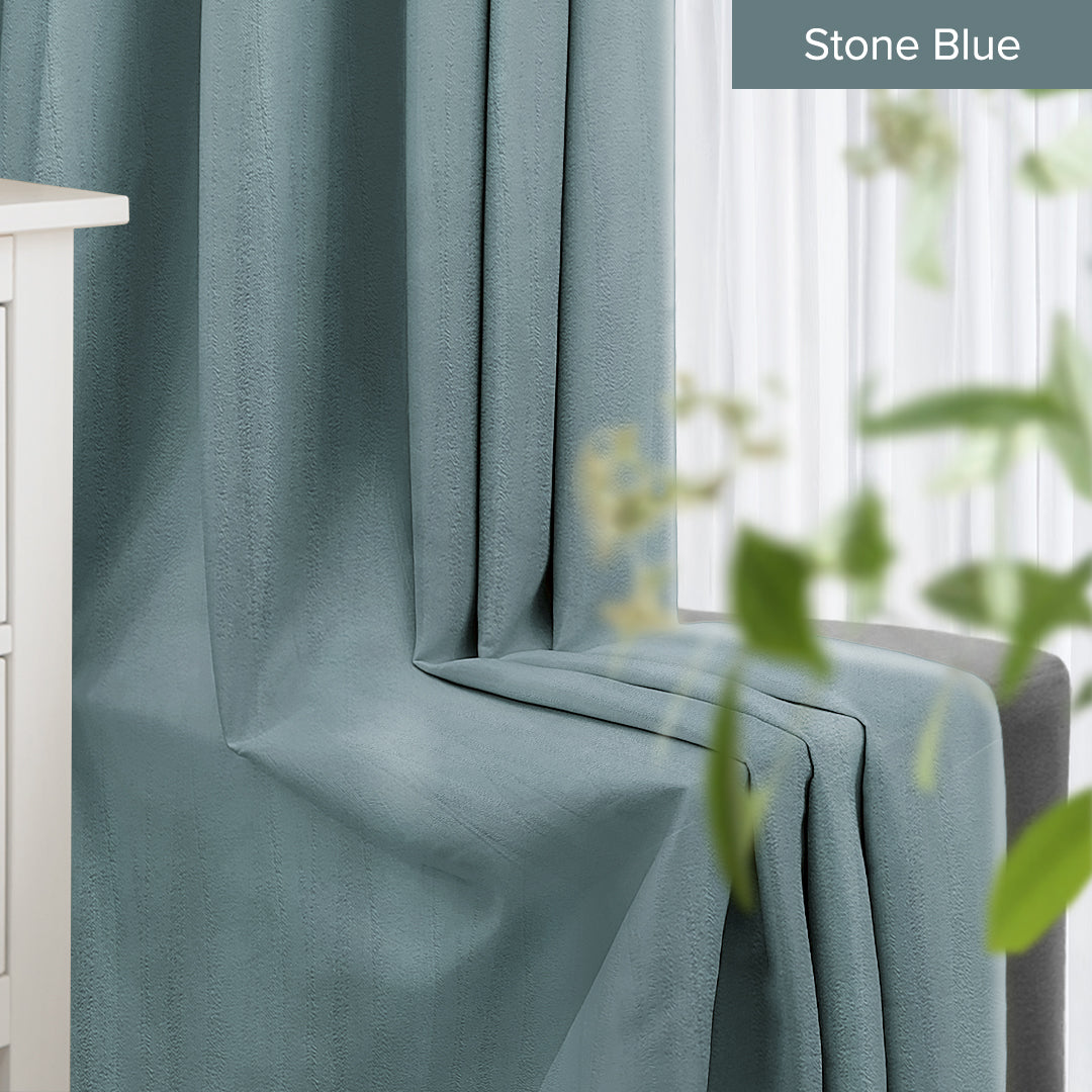 Benica 100% Blackout Curtain Ready Made