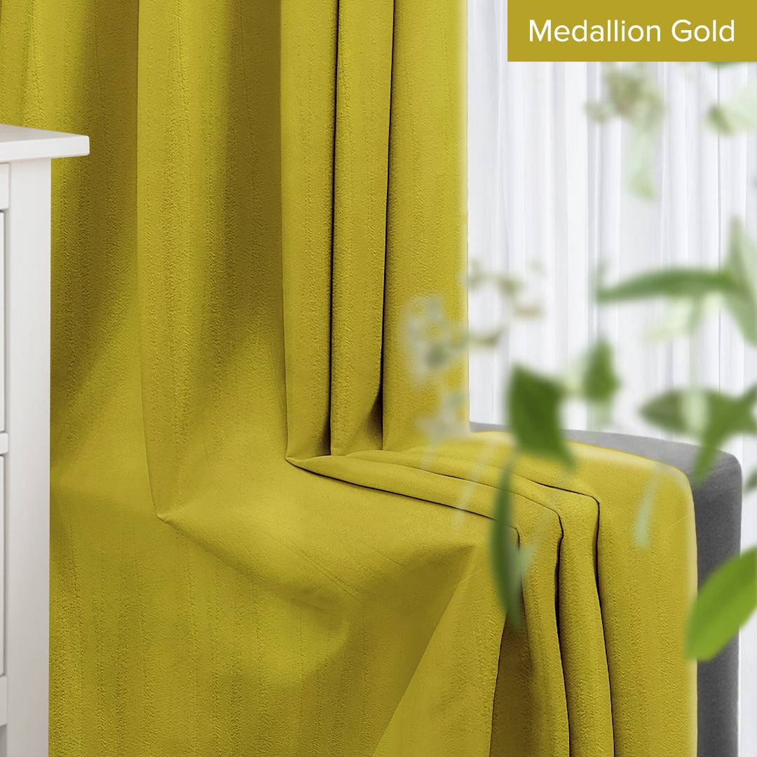 Benica 100% Blackout Curtain Ready Made