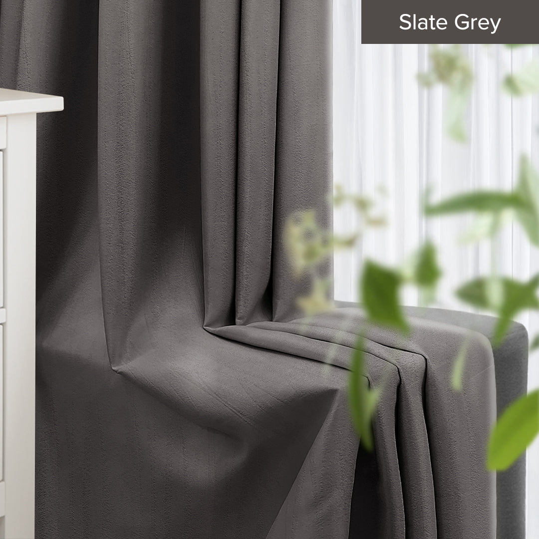 Benica 100% Blackout Curtain Ready Made