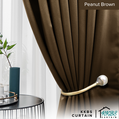 Canola 80%+ Blackout Curtain Minimalist Hook &amp; Eyelet