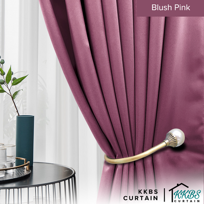 Canola 80%+ Blackout Curtain Minimalist Hook &amp; Eyelet