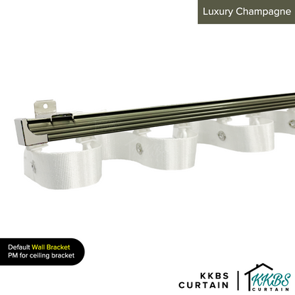 Verody Heavy Duty S Fold / French Pleat Track Double Complete Set