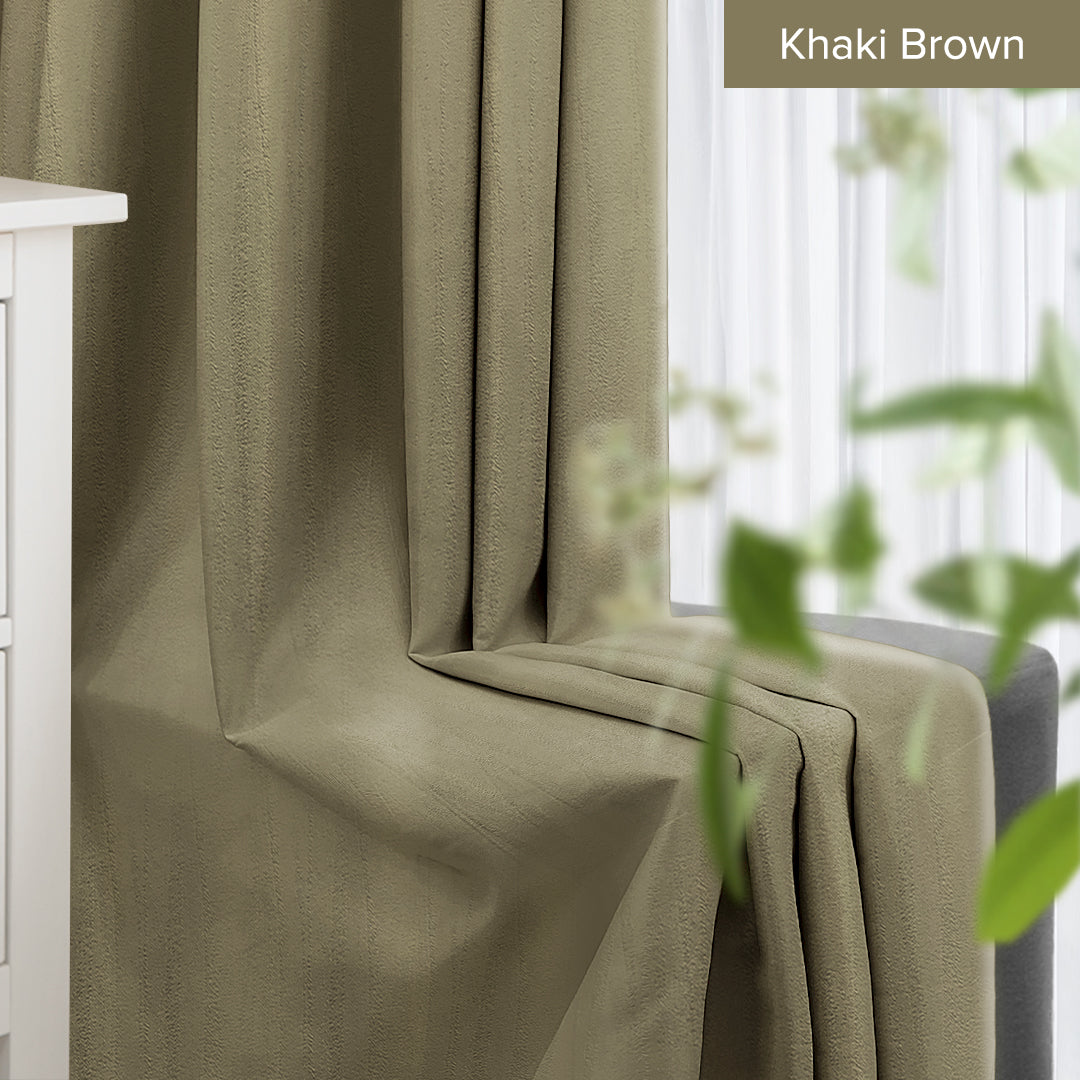 Benica 100% Blackout Curtain Ready Made