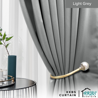 Canola 80%+ Blackout Curtain Minimalist Hook &amp; Eyelet