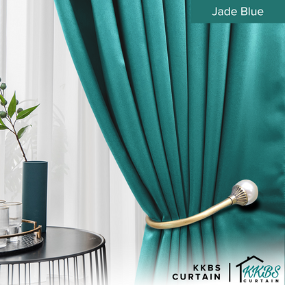 Canola 80%+ Blackout Curtain Minimalist Hook &amp; Eyelet