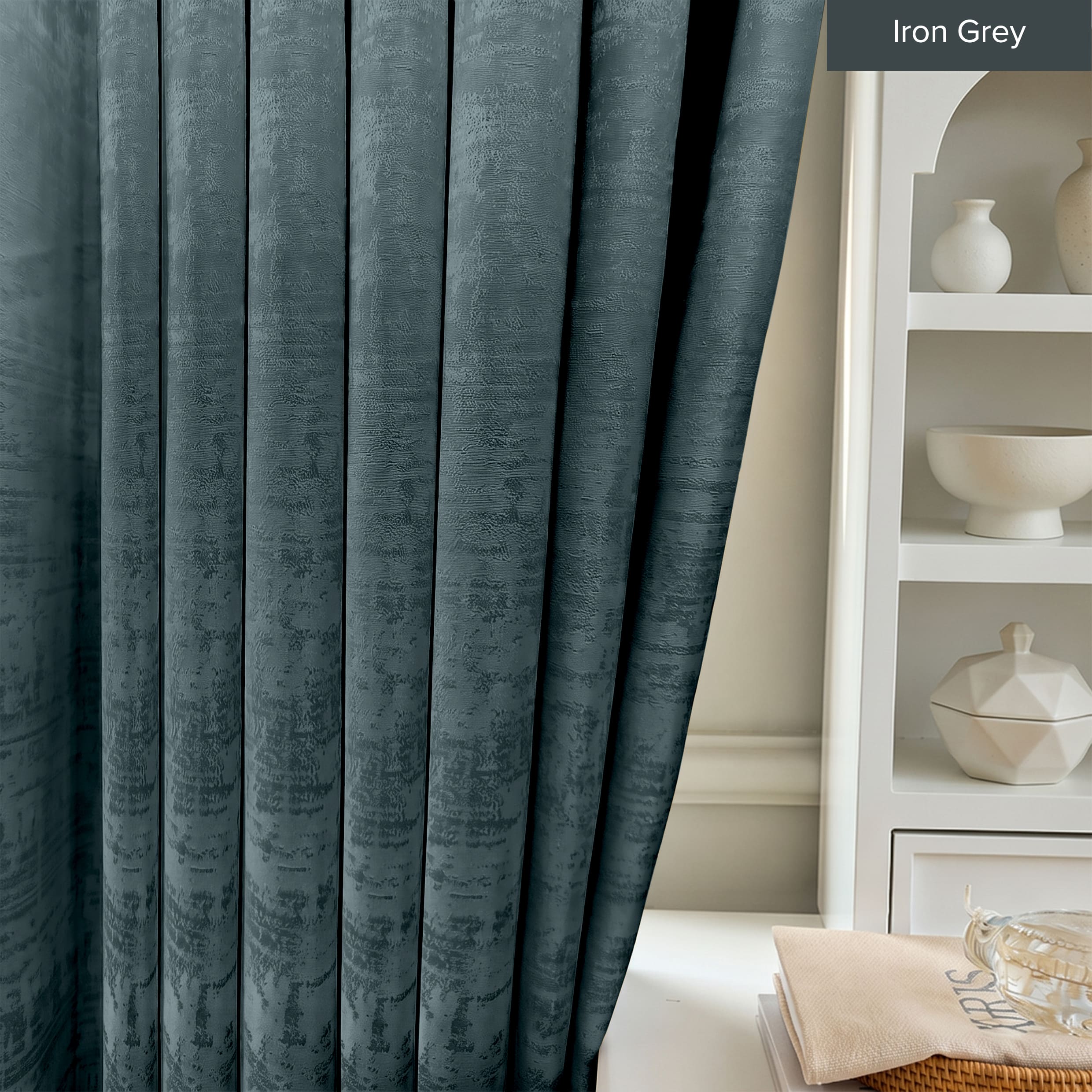 Jorica 85-95% Blackout Curtain Ready Made - Standard Width