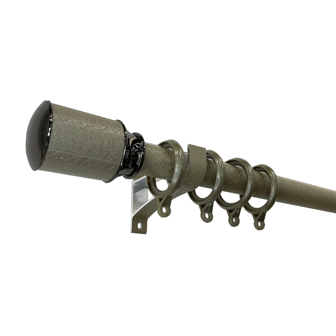 Luxstony Curtain Rod Ring Khaki Brown