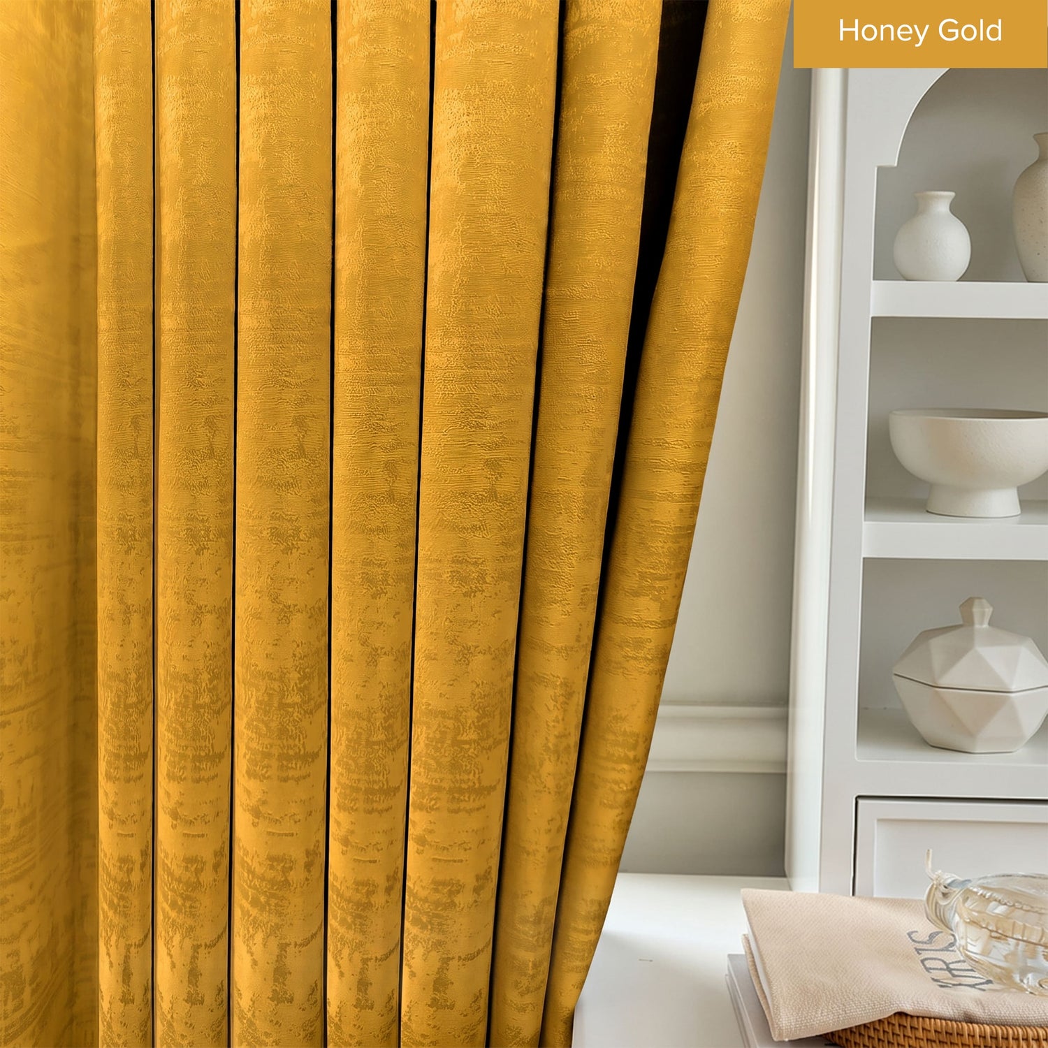 Jorica 85-95% Blackout Curtain Ready Made - Standard Width