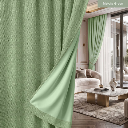 Mirelli 95-99% Blackout Ready Made Curtain - Standard Width