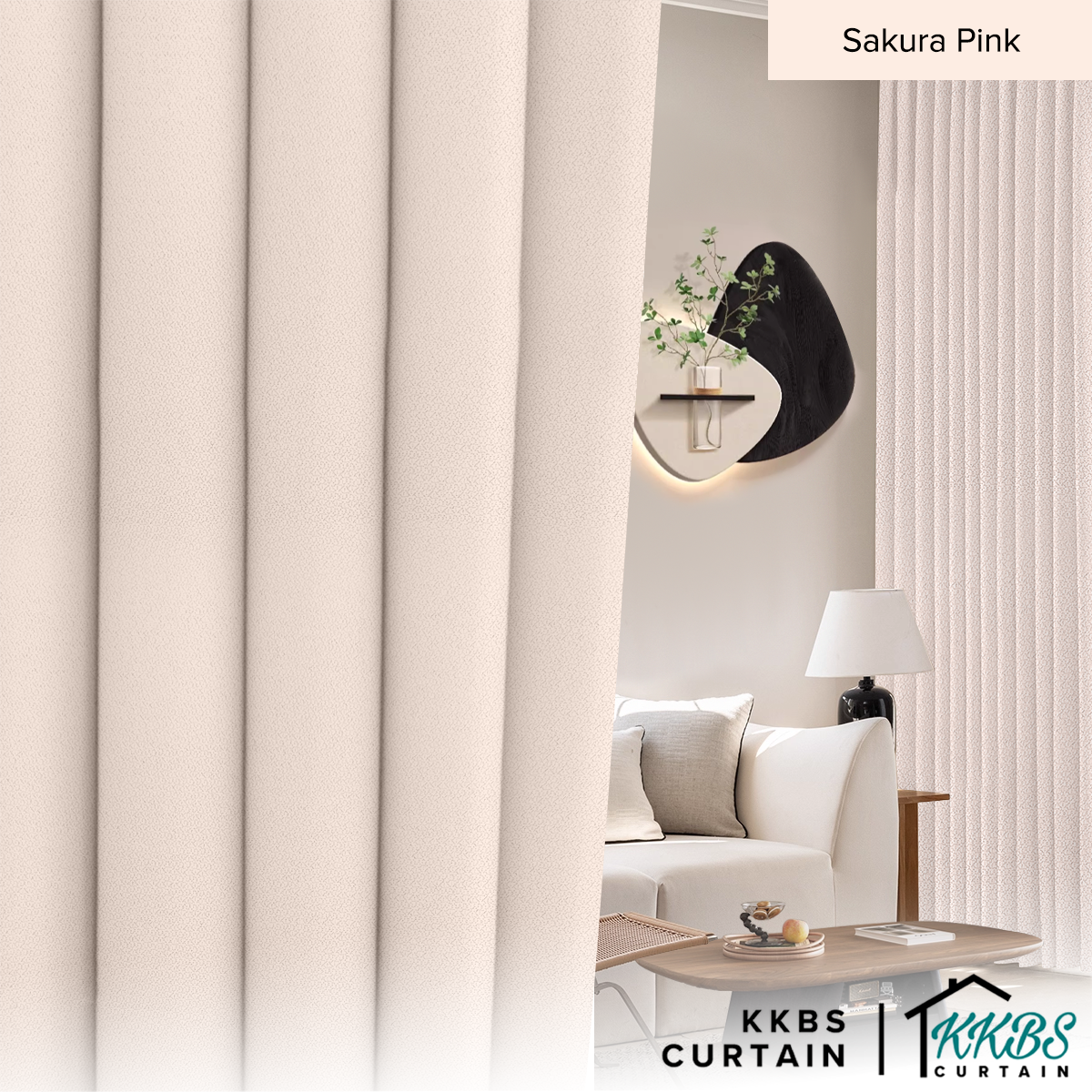 [RM88 HUAT HUAT DEALS] Morina 85-95% Blackout Curtain Ready Made