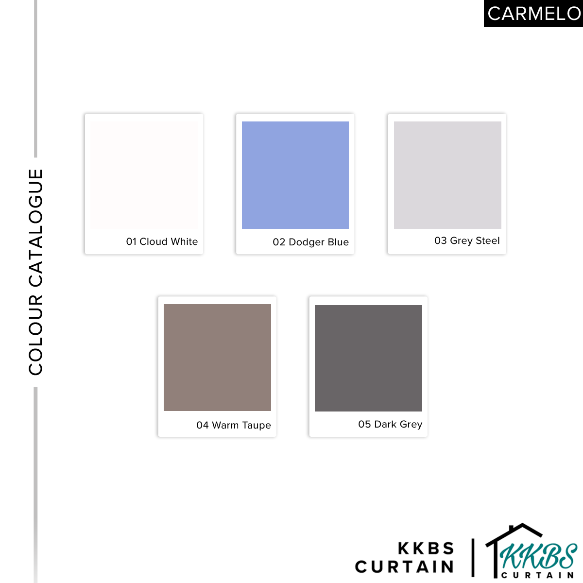 Carmelo 100% Blackout Roller Blinds Custom Made