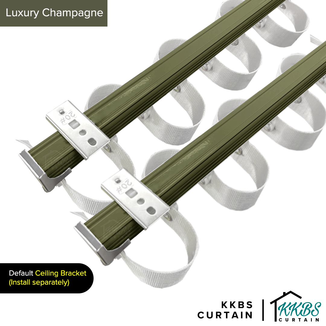 Verody Heavy Duty S Fold / French Pleat Track Double Complete Set