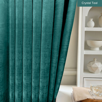 Jorica 85-95% Blackout Curtain Ready Made - Extra Width