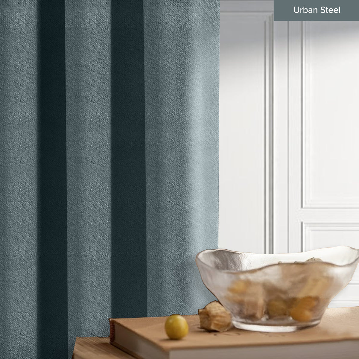 Melina 90-98% Blackout Curtain Ready Made - Standard Width