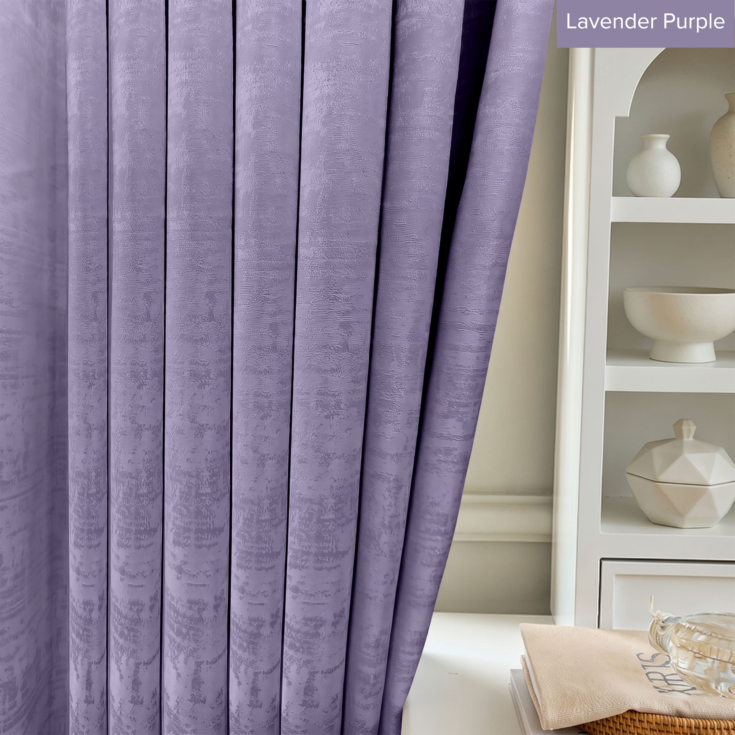 Jorica 85-95% Blackout Curtain Ready Made - Standard Width