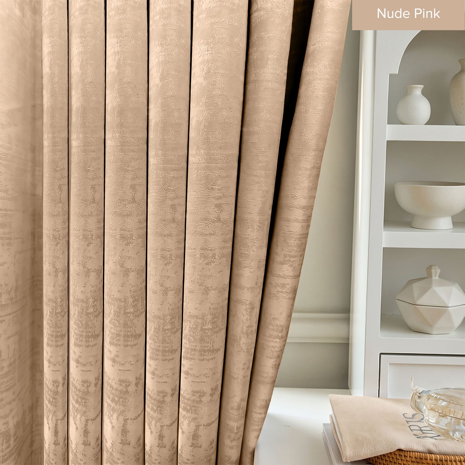 Jorica 85-95% Blackout Curtain Ready Made - Standard Width