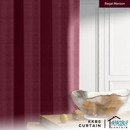 Melina 90-98% Blackout Curtain Ready Made Hook &amp; Eyelet - Std Width